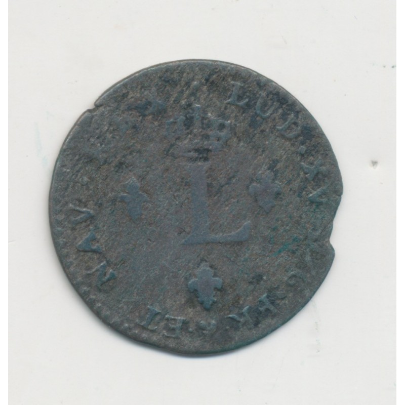 Louis XV - Double sol de billon - 1762 Strasbourg - TB