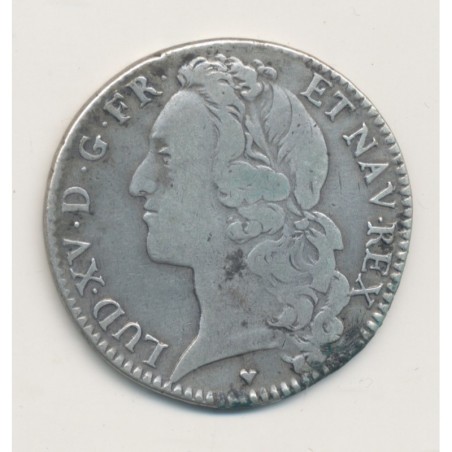 Louis XV - 1/2 écu au bandeau - 1741 BB Strasbourg - TB/TB+