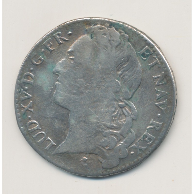 Louis XV - 1/2 écu au bandeau - 1748 W Lille - TB