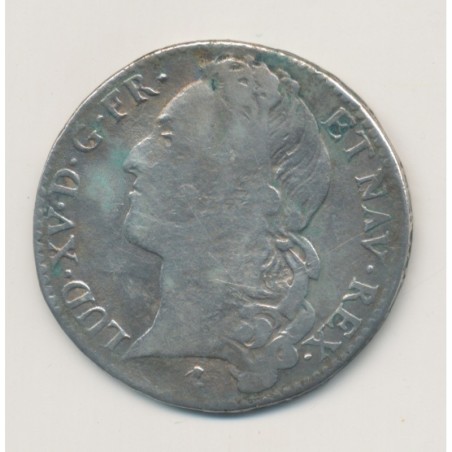 Louis XV - 1/2 écu au bandeau - 1748 W Lille - TB