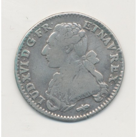 Louis XVI - 1/5 écu - 1786 Q perpignan - TB/TB+