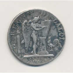 1/2 écu 3 livres - 1792 A Paris - TTB/TTB+ 2