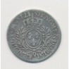 Louis XV - 1/5 écu aux branches d'olivier - 1728 9 Rennes - TB