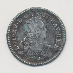 Louis XV - 1/6 écu France - 1722 T Nantes - TTB