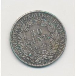 50 centimes Cérès - 1895 A Paris - TTB 2