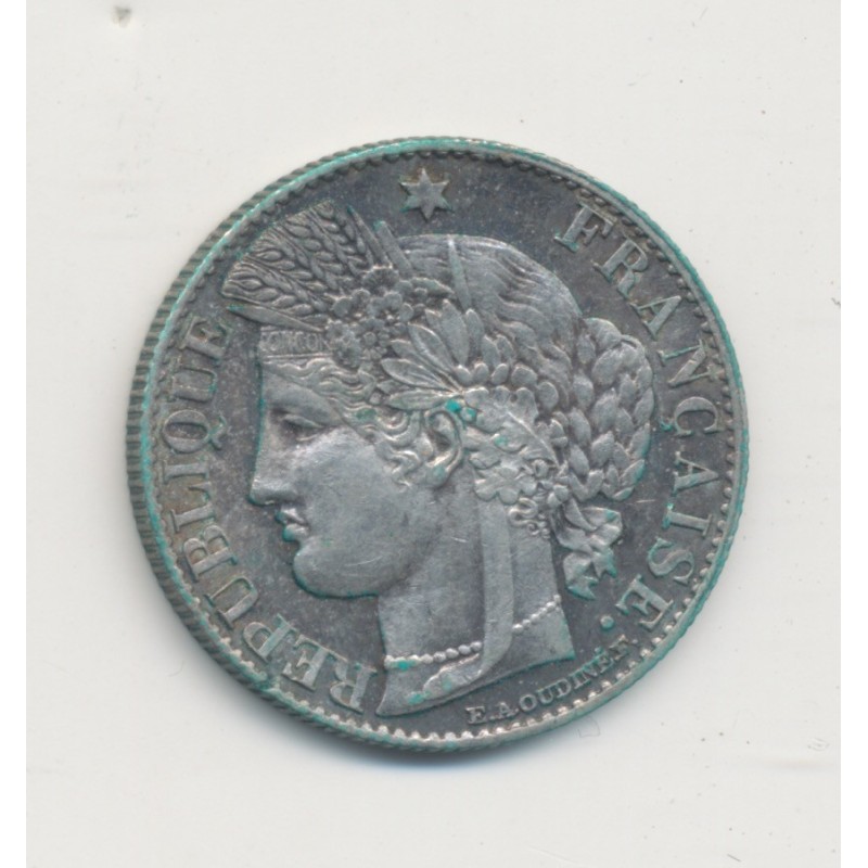 50 centimes Cérès - 1873 A Paris - TTB+