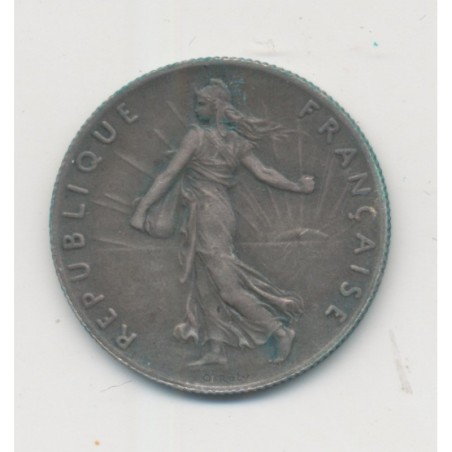 50 Centimes Semeuse - 1897 - Flan mat - SUP+