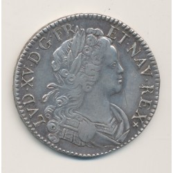Louis XV - Écu France Navarre - 1718 I Limoges - TB+/TTB