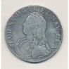 Louis XV - Écu aux branches d'olivier - 1737 B Rouen - TB/TB+