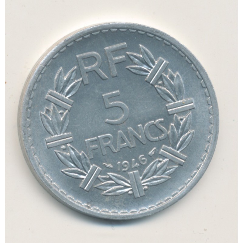 5 Francs Lavrillier - 1946 - SUP
