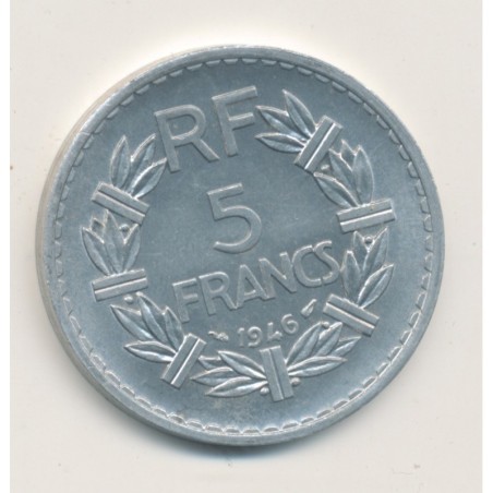 5 Francs Lavrillier - 1946 - SUP