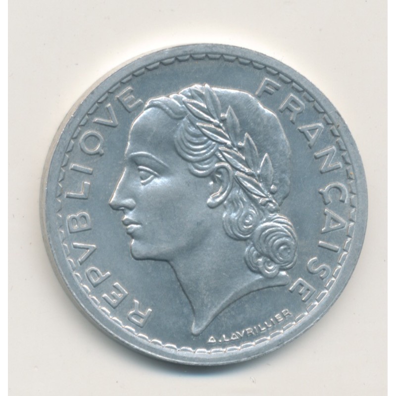 5 Francs Lavrillier - 1947 B - 9 ouvert - SUP+