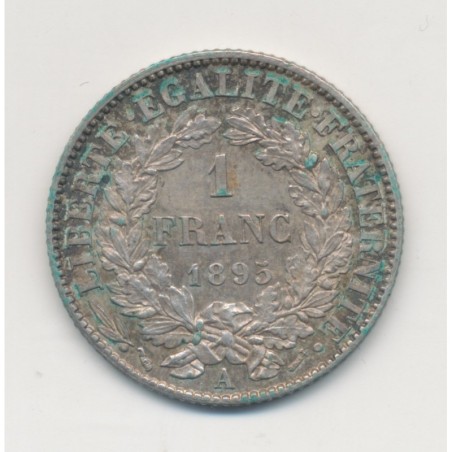 Cérès - 1 Franc - 1895 A Paris - TTB+