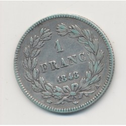 Louis Philippe I - 1 Franc - 1848 A Paris - TB+ 2