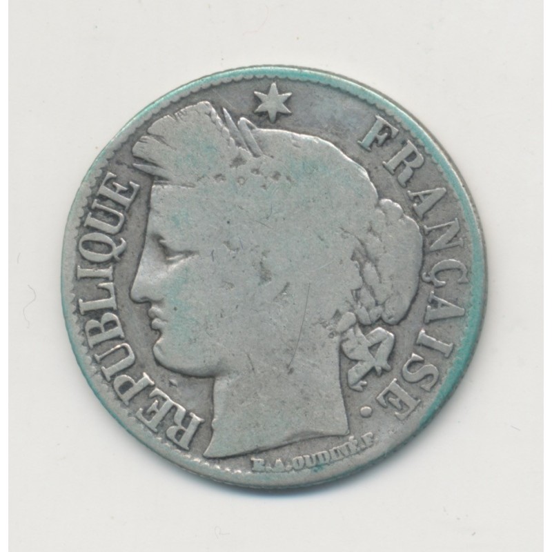 Cérès - 1 Franc - 1871 A paris - B+
