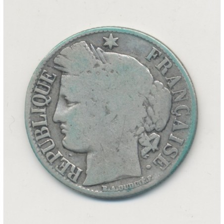 Cérès - 1 Franc - 1871 A paris - B+