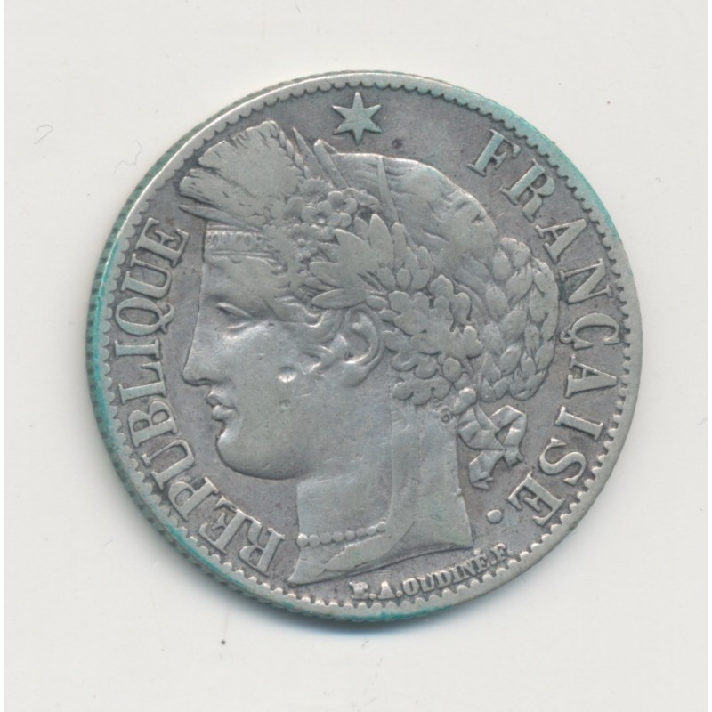 Cérès - 1 Franc - 1871 K Bordeaux - TB+