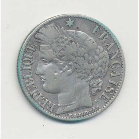 Cérès - 1 Franc - 1871 K Bordeaux - TB+