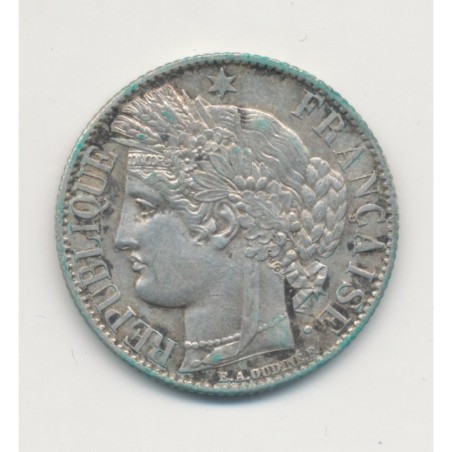 Cérès - 1 Franc - 1872 A Paris - TTB+
