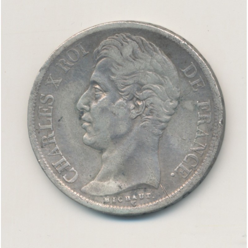 Charles X - 2 Francs - 1827 W Lille - TTB