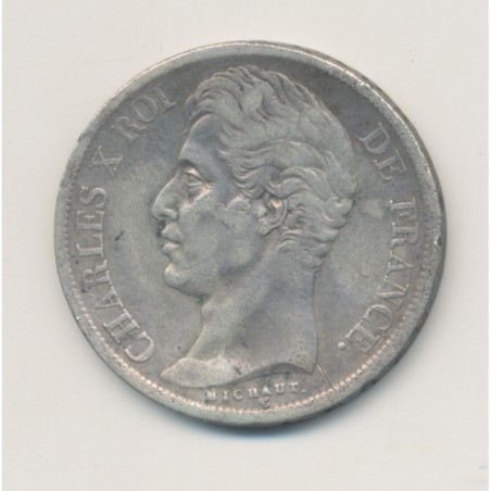 Charles X - 2 Francs - 1827 W Lille - TTB