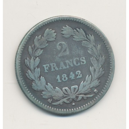 Louis philippe I - 2 Francs - 1842 B Rouen - TB