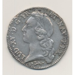 Louis XV - Écu au bandeau - 1756 L Bayonne - TB+