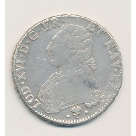 Louis XVI - Écu aux lauriers - 1784 L Bayonne - TB/TB+