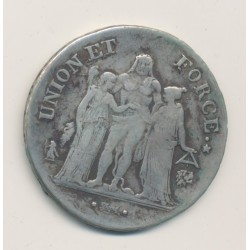 5 Francs Union et Force - AN 8 L Bayonne - TB/TB+ 2