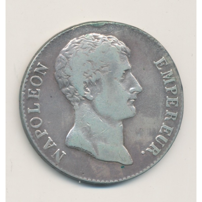 5 Francs Napoléon empereur - AN 12 L Bayonne - TB/TB+