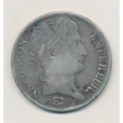 5 Francs Napoléon empereur - 1813 D Lyon - TB