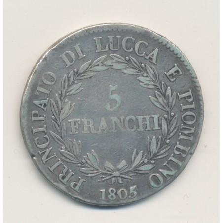 Italie - 5 Franchi 1805 Florence - Lucques