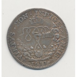 Jeton - Conseil du roi - la fronde 1612 - argent - TTB+
