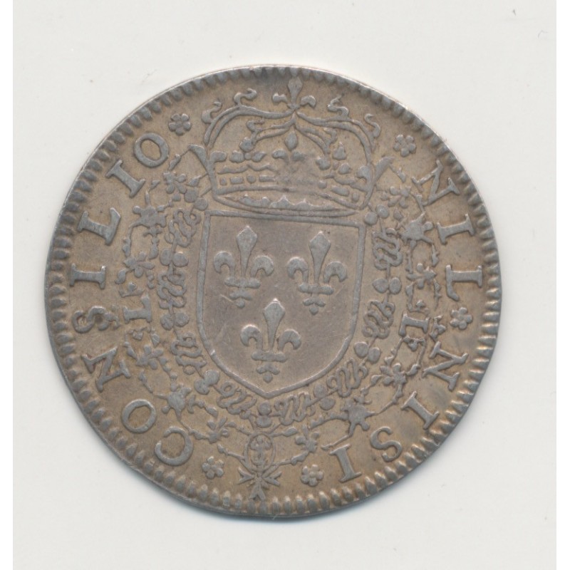 Jeton - Conseil du roi - la fronde 1612 - argent - TTB+
