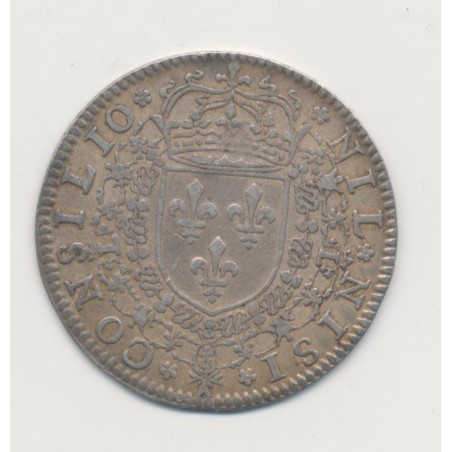 Jeton - Conseil du roi - la fronde 1612 - argent - TTB+