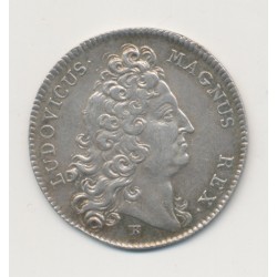 Jeton - Louis XIV - Trésor royal - 1715 - argent - SUP