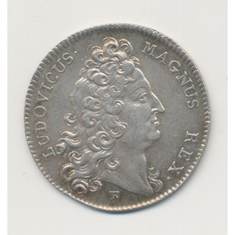 Jeton - Louis XIV - Trésor royal - 1715 - argent - SUP