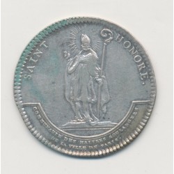 Jeton - Louis XV - Saint honoré communauté des maitres boulangers - argent - TTB+ 2