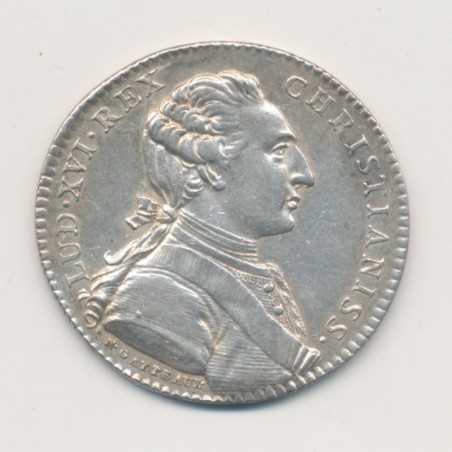 Jeton - Louis XVI - Bordeaux - argent - TTB+