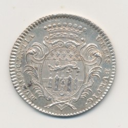 Jeton - Louis XVI - Bordeaux - argent - TTB+ 2