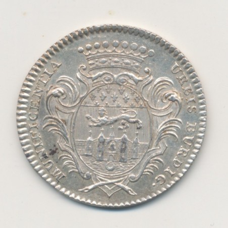 Jeton - Louis XVI - Bordeaux - argent - TTB+