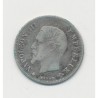 20 centimes Napoléon III - 1860 BB Strasbourg - Tête nue - TB