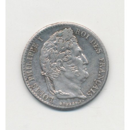 1/4 Franc - 1839 A Paris - Louis philippe I - TTB+