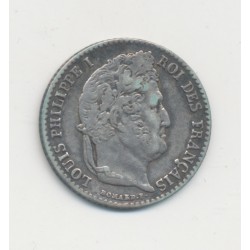 1/4 Franc - 1842 A Paris - Louis philippe I - TB+