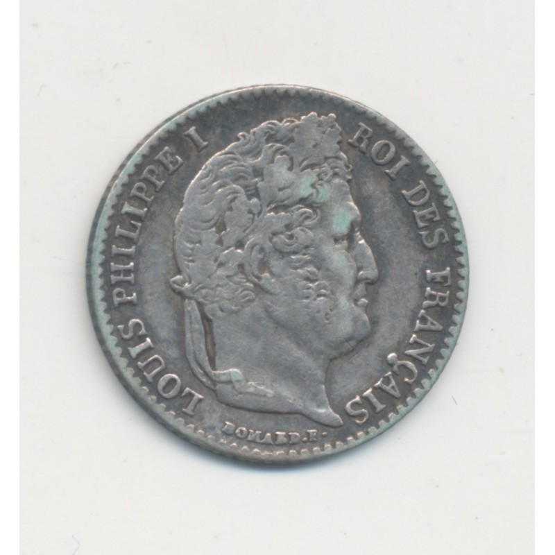 1/4 Franc - 1842 A Paris - Louis philippe I - TB+
