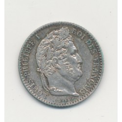1/4 Franc - 1845 B Rouen - Louis philippe I - TTB+