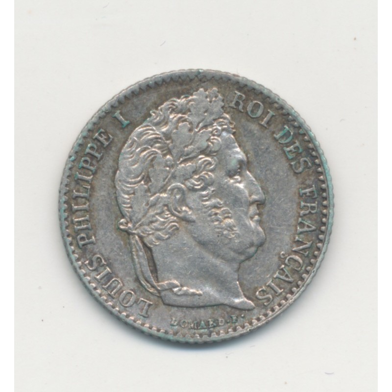 1/4 Franc - 1845 B Rouen - Louis philippe I - TTB+