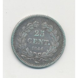 25 centimes Louis Philippe I - 1846 A Paris - TTB 2