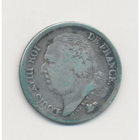 Louis XVIII - 1/2 Franc 1818 A Paris - TB