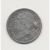 1/2 Franc Louis XVIII - 1823 A Paris - argent - TB/TB+